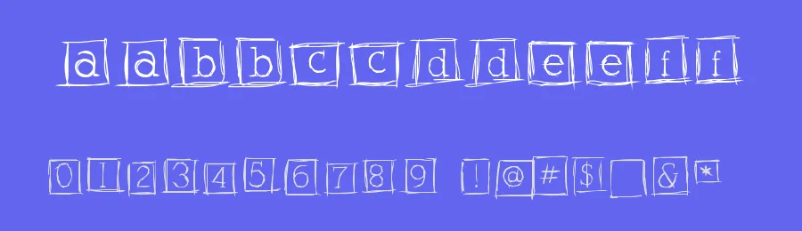 Alphabits Squared by Heather T. — Decorative Font — thumbnail 3