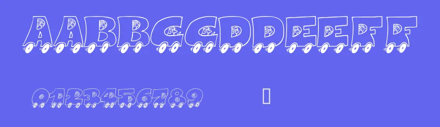AlphaCar by Chloe5972 — Decorative Font — thumbnail 3