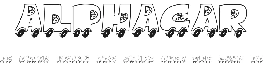 AlphaCar by Chloe5972 β Decorative Font