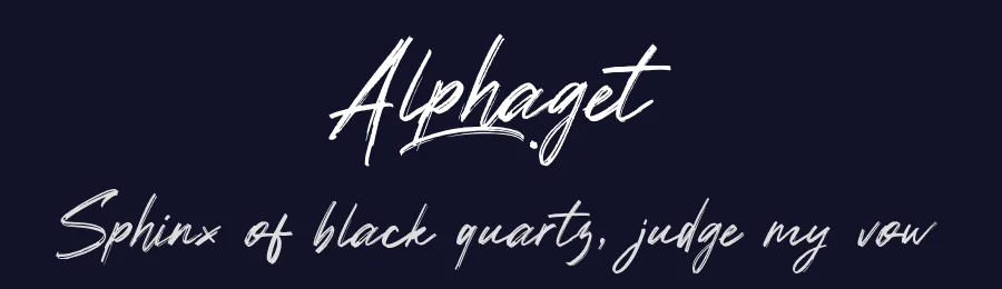 Alphaget by Khurasan — Script Handwritten Font — thumbnail 2
