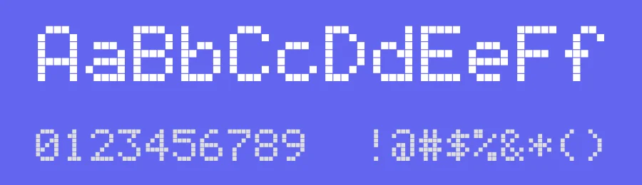 AlphaSmart 3000 by Colonel Sanders — Display Font — thumbnail 3