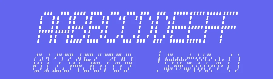 Alpine 7558M by Scorpio — Display Font — thumbnail 3