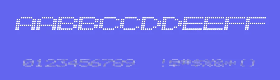 Alpine 7558S by Scorpio — Display Font — thumbnail 3