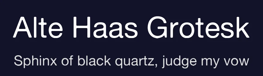 Alte Haas Grotesk by yann le coroller — Sans Serif Font — thumbnail 2