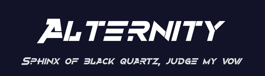 Alternity by Pixel Sagas — Display Font — thumbnail 2