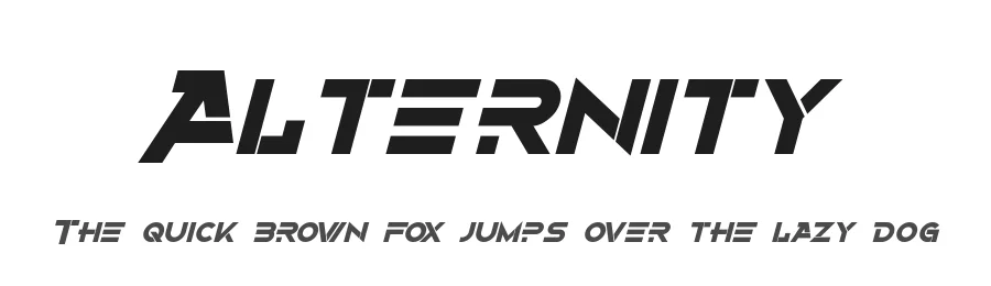 Alternity by Pixel Sagas — Display Font