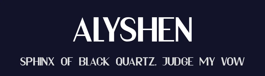 Alyshen by MJB Letters — Decorative Font — thumbnail 2