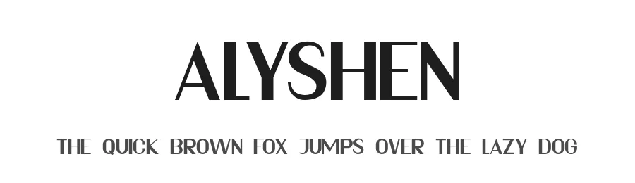 Alyshen by MJB Letters — Decorative Font