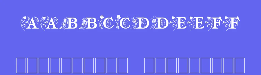 AM Intex by A. M. — Decorative Font — thumbnail 3