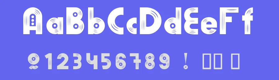 Am Vinyl by Breogán Alamancos Millán — Decorative Font — thumbnail 3
