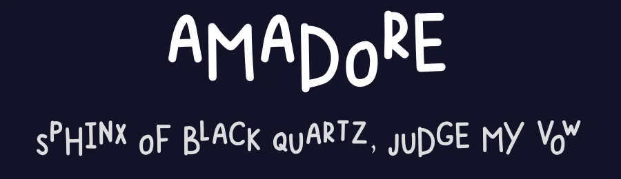 Amadore by Fanastudio — Decorative Font — thumbnail 2