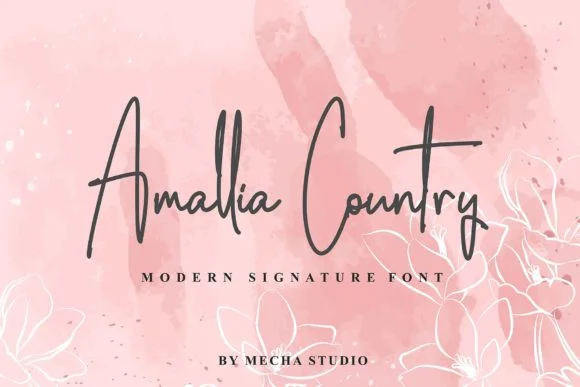 Amalia Country Font by MechaStudio — Script Handwritten Font