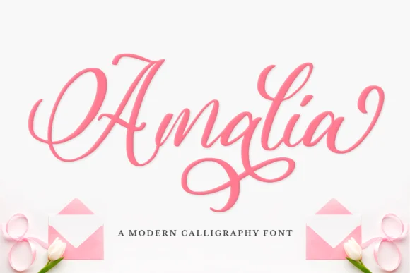 Amalia Font by Graphue — Script Handwritten Font