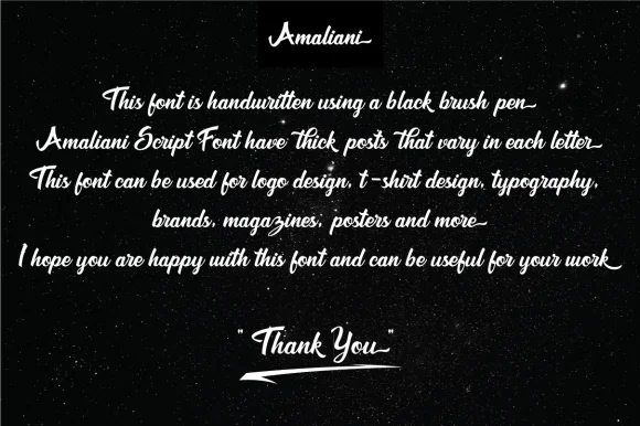 Amaliani Font by Febri Creative — Script Handwritten Font — thumbnail 5