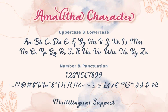 Amalitha Font by attypestudio — Script Handwritten Font — thumbnail 5