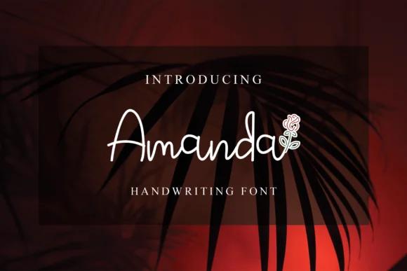 Amanda Font by erik studio by erik studio — Script Handwritten Font