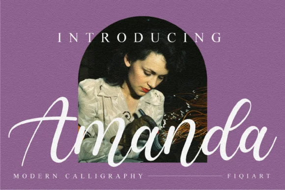 Amanda Font by fiqiart by fiqiart — Script Handwritten Font