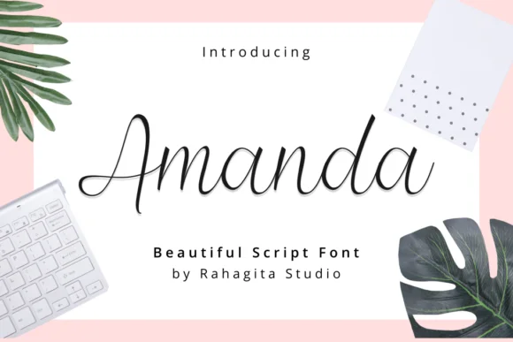 Amanda Font by Rahagita Studio by Rahagita Studio — Script Handwritten Font