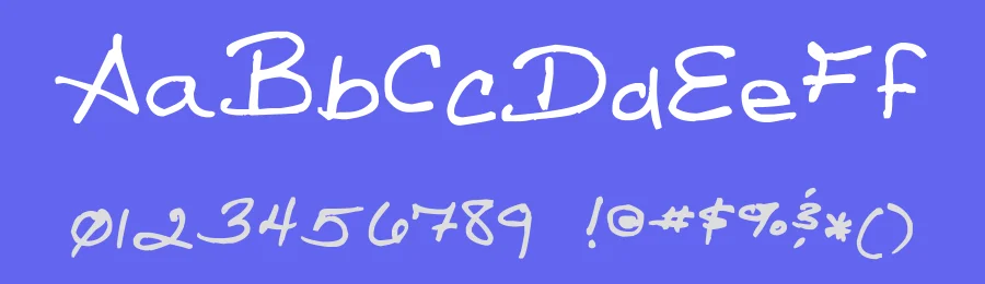 Amanda Reed's Font by Reed's Writing — Script Handwritten Font — thumbnail 3