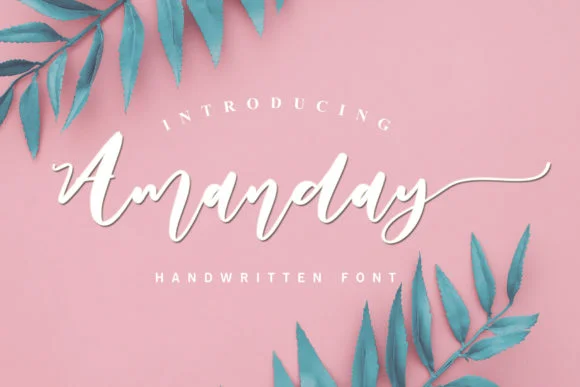 Amanday Font by noftanti — Script Handwritten Font