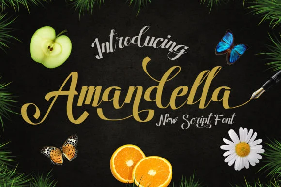 Amandella Font by madeDeduk by madeDeduk — Script Handwritten Font