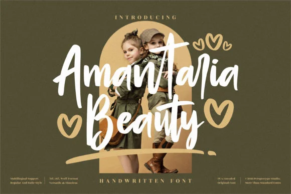 Amantaria Beauty Font by Perspectype — Script Handwritten Font