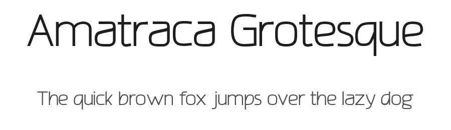 Amatraca Grotesque