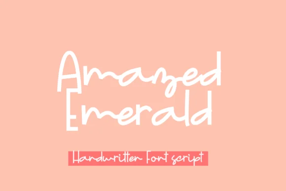 Amazed Emerald Font by Ongtype co. — Script Handwritten Font