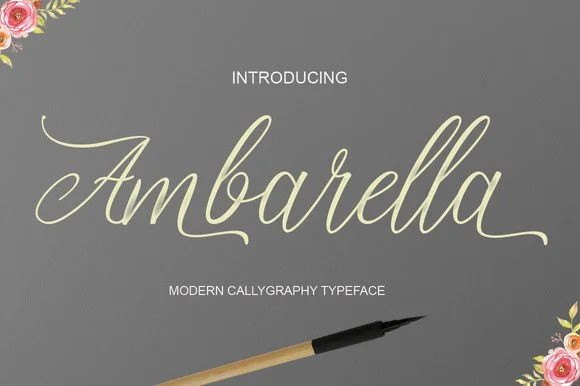 Ambarella Font by Polem — Script Handwritten Font
