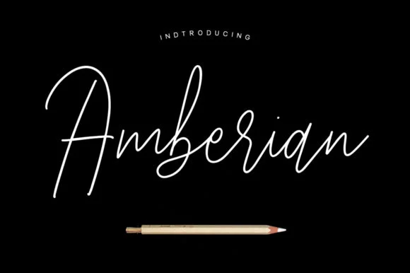 Amberian Font by Maulana Creative — Script Handwritten Font