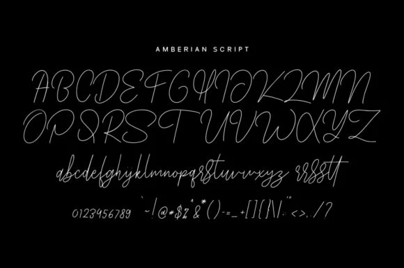 Amberian Font by Maulana Creative — Script Handwritten Font — thumbnail 9