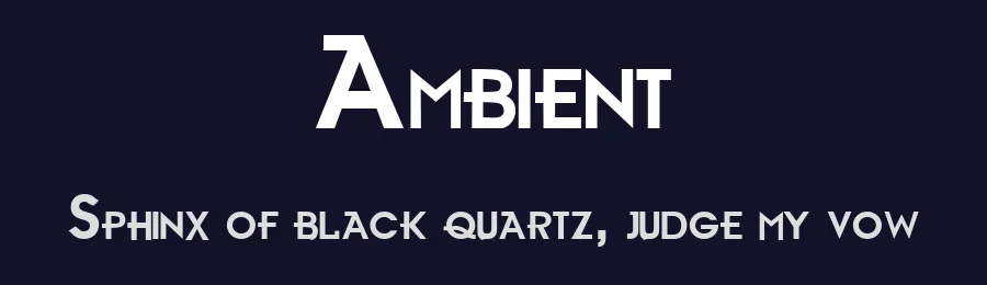 Ambient by Kiwi Media — Sans Serif Font — thumbnail 2
