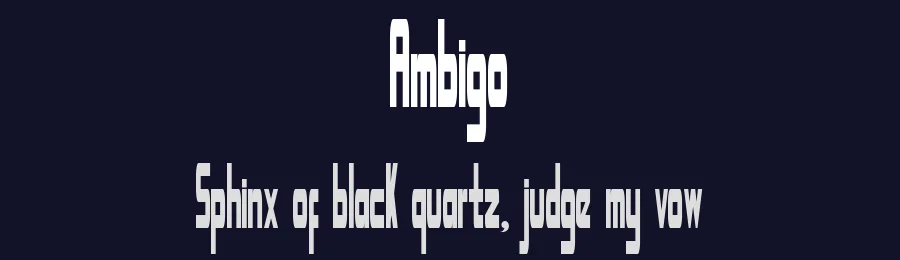 Ambigo by Fontaris Studio — Sans Serif Font — thumbnail 2