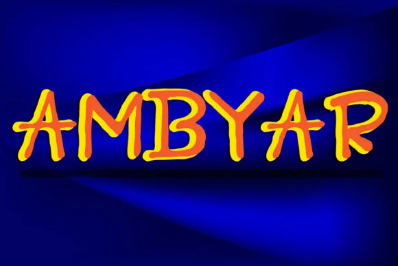 Ambyar Font by Mahesa Design — Script Handwritten Font — thumbnail 3