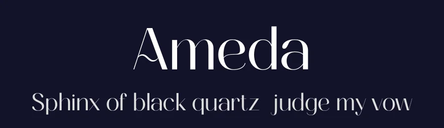 Ameda by Craft Supply Co. — Sans Serif Font — thumbnail 2
