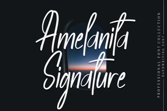 Amelanita Signature Font by Creativewhitee — Script Handwritten Font