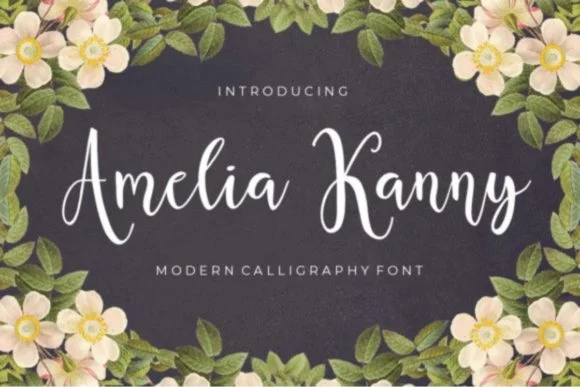 Amelia Kanny Font by Stellar Studio — Script Handwritten Font