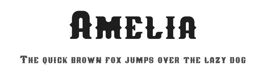 Amelia by Sugiharto Art Studio β Decorative Font