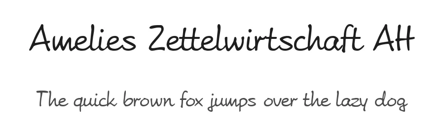 Amelies Zettelwirtschaft AH