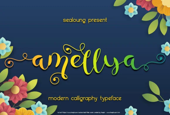 Amellya Font by Sealoung — Script Handwritten Font
