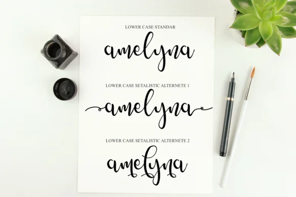 Amelyna Font by Muksal Creative — Script Handwritten Font — thumbnail 9