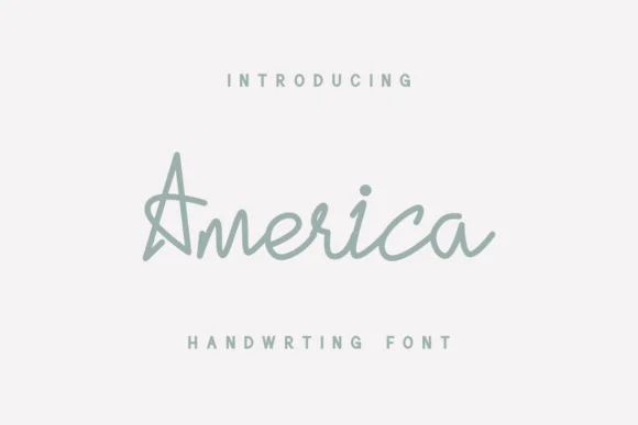 America Font by GFRcreative — Script Handwritten Font