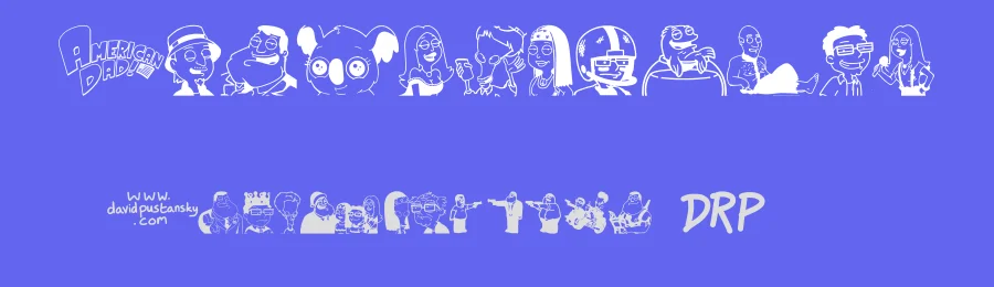 American Dad Good Morning USA by xstreamed.tv — Dingbats Font — thumbnail 3