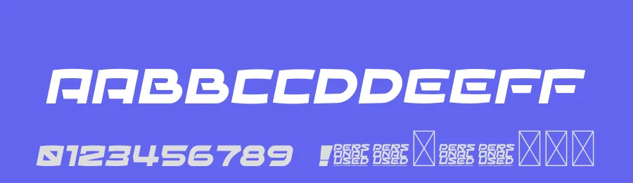 American Jets by Mocha Frappuccino — Display Font — thumbnail 3