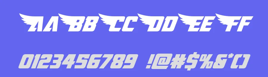 American Kestrel by Iconian Fonts — Display Font — thumbnail 3