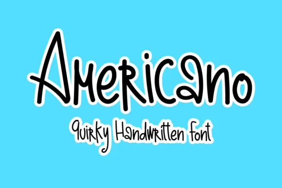 Americano Font by Creative Zone by Creative Zone — Script Handwritten Font