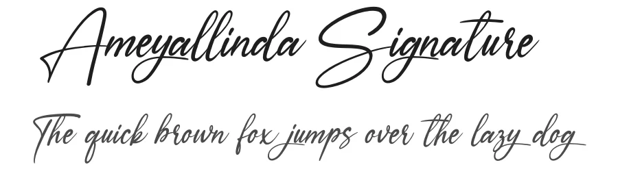 Ameyallinda Signature