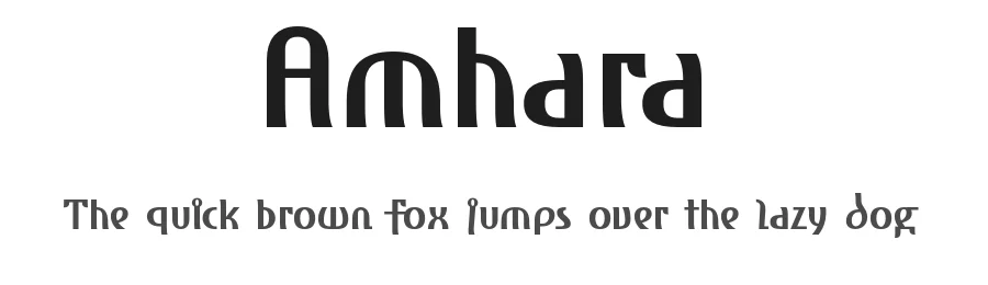 Amhara by ingoFonts — Decorative Font