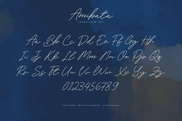 Amibata Font by Graphicfresh — Script Handwritten Font — thumbnail 5