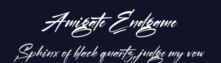 Amigate Endgame by Perspectype Studio - Letterena.com — Script Handwritten Font — thumbnail 2